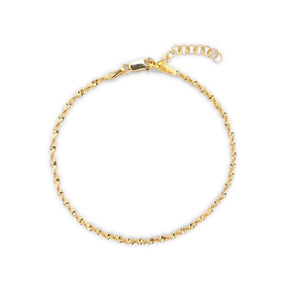 NWT Olivia Rope Bracelet // 14K Gold Vermeil - Picture 1 of 3